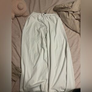 White Wide-Leg Pants Shein